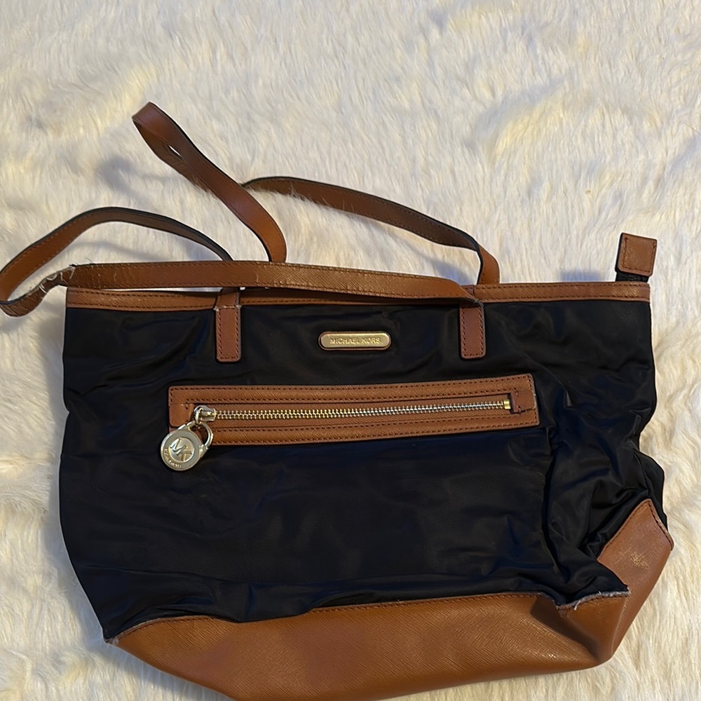 Michael Kors Black and Brown Women's Bag